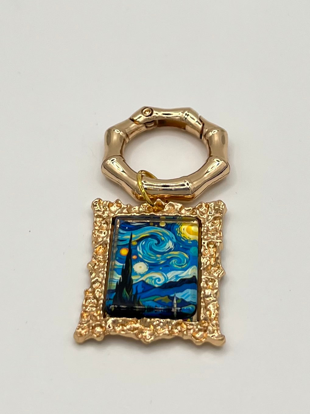 Art-Inspired Portrait Key Chain/Bag Charm