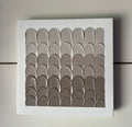 Textured Neutral Acrylic Painting – 8x8” Modern Minimalist Wall Art (Ready to Hang)