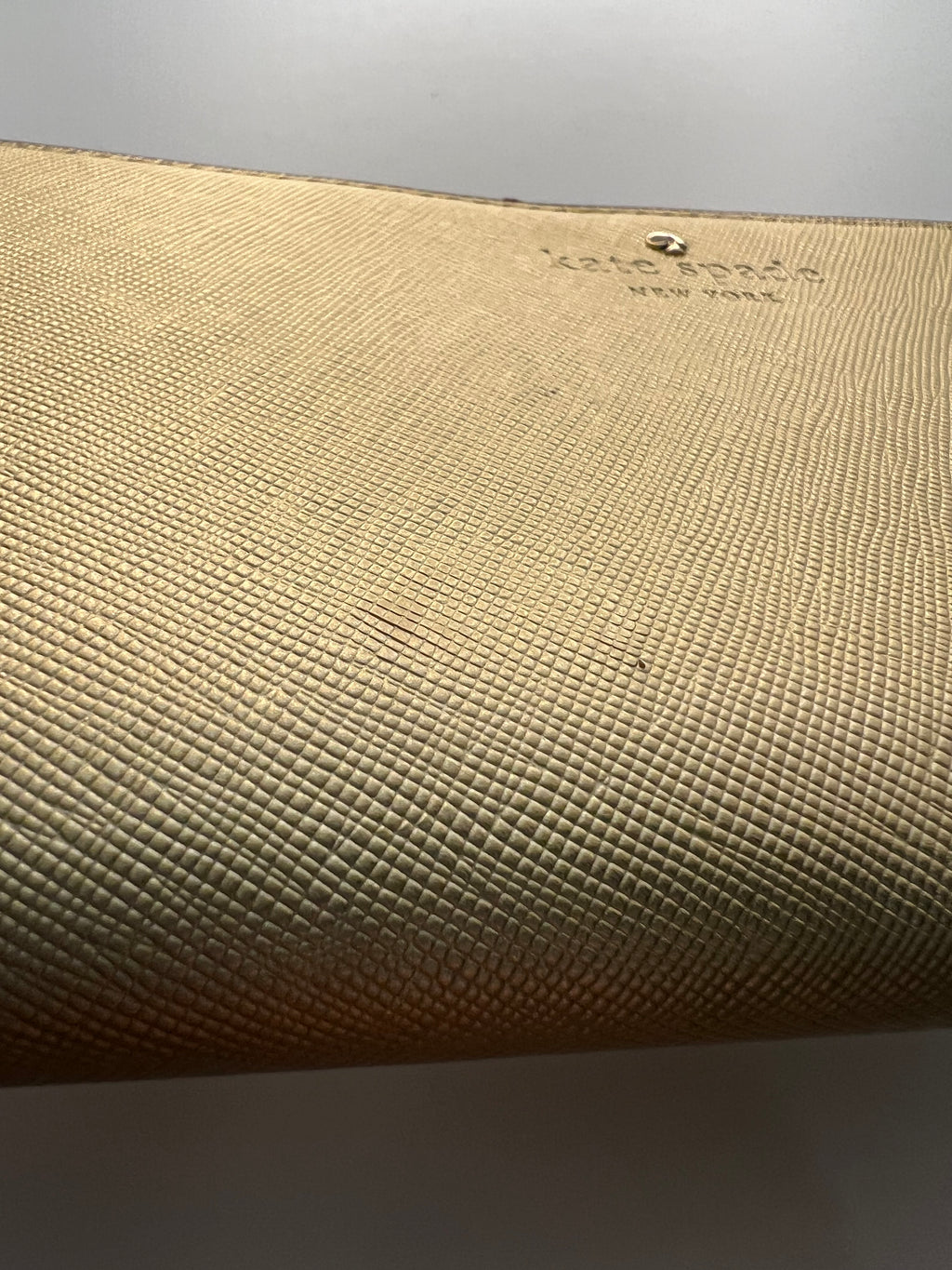 Kate Spade Metallic Gold Large Continental Wallet - Collector’s Item