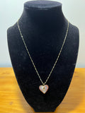 18K Gold-Filled Shell Heart Necklace - Golden Harvest Collection