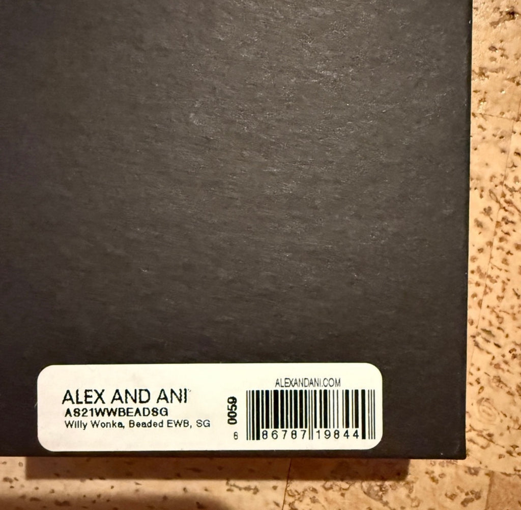 Alex and Ani Willy Wonka Bar + Hat Duo Charm Bangle