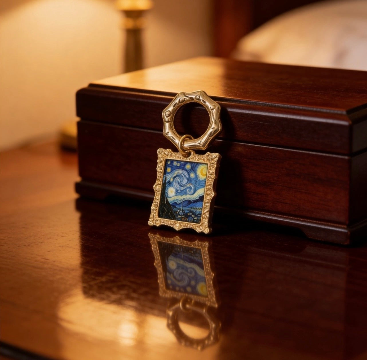 Art-Inspired Portrait Key Chain/Bag Charm