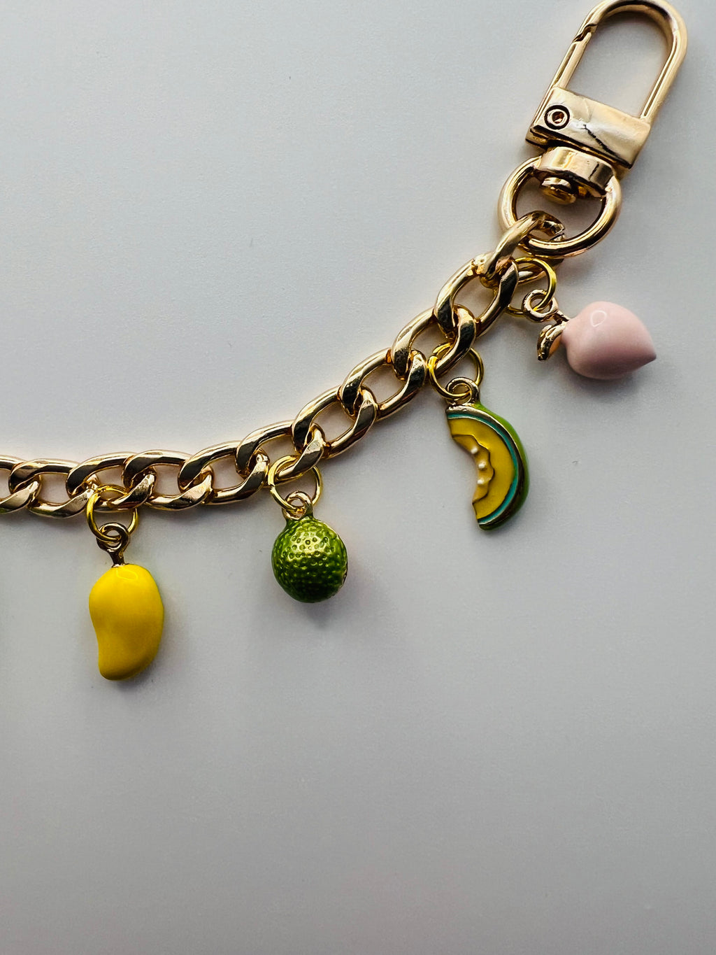 Handbag Chain with Fruit Charms