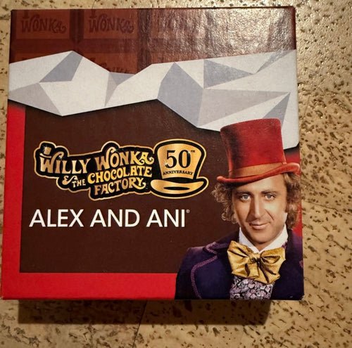 Alex and Ani Willy Wonka Bar + Hat Duo Charm Bangle