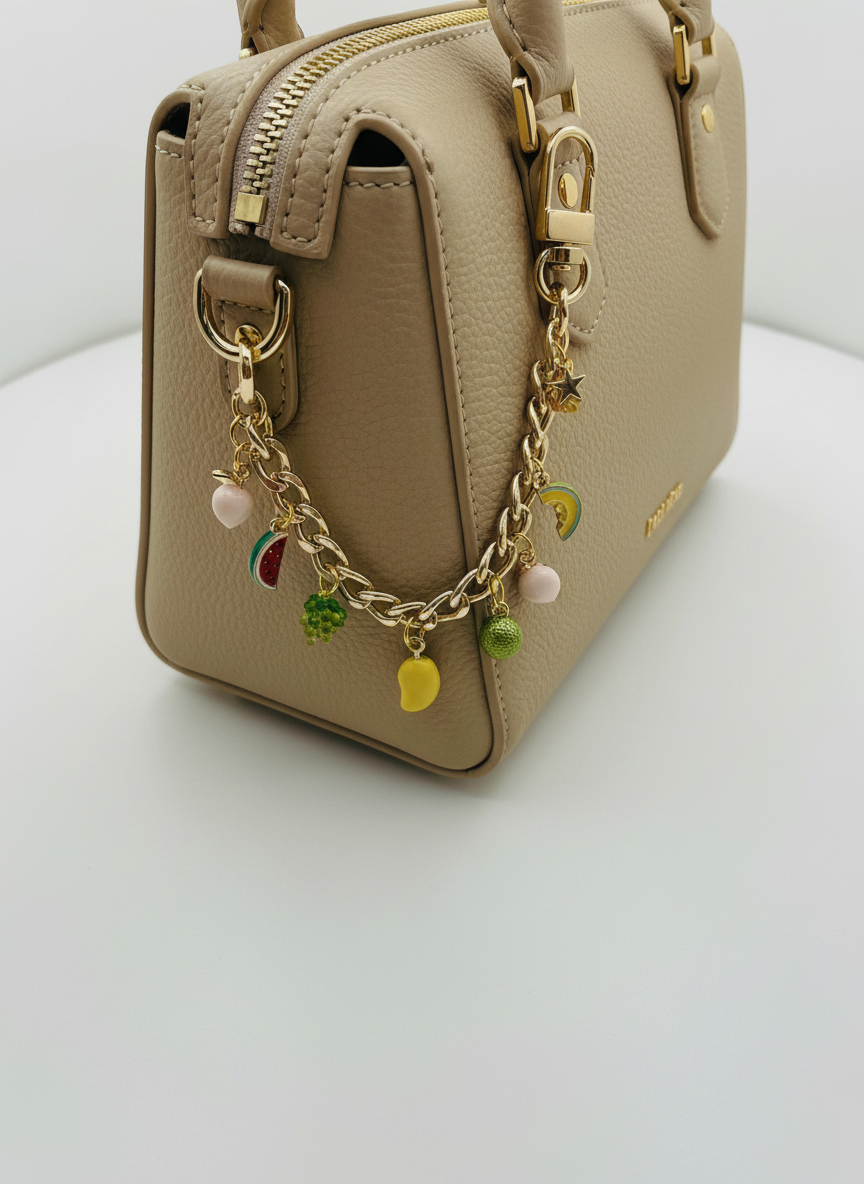 Handbag Chain with Fruit Charms
