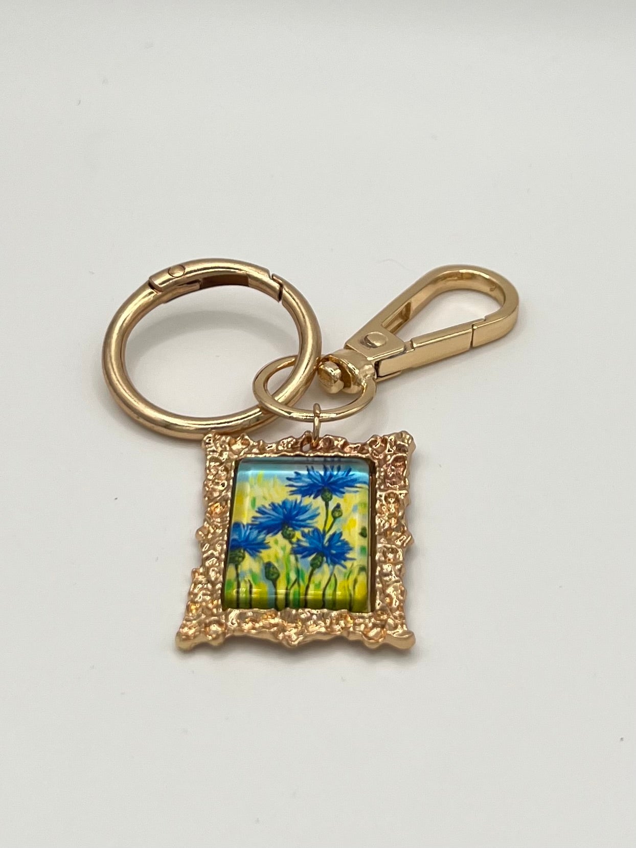 Art-Inspired Portrait Key Chain/Bag Charm