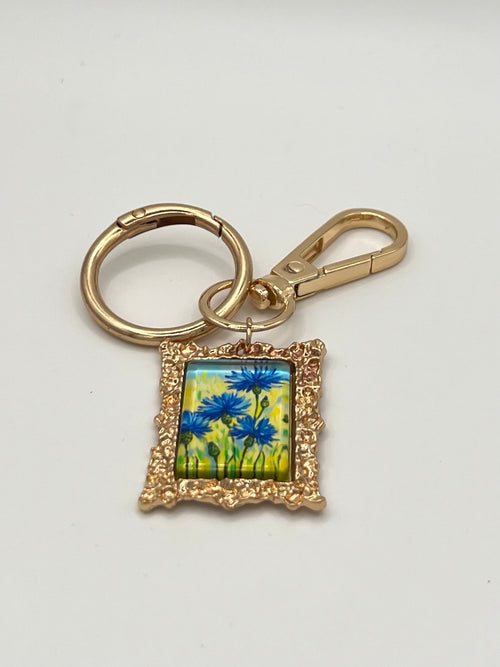Art-Inspired Portrait Key Chain/Bag Charm