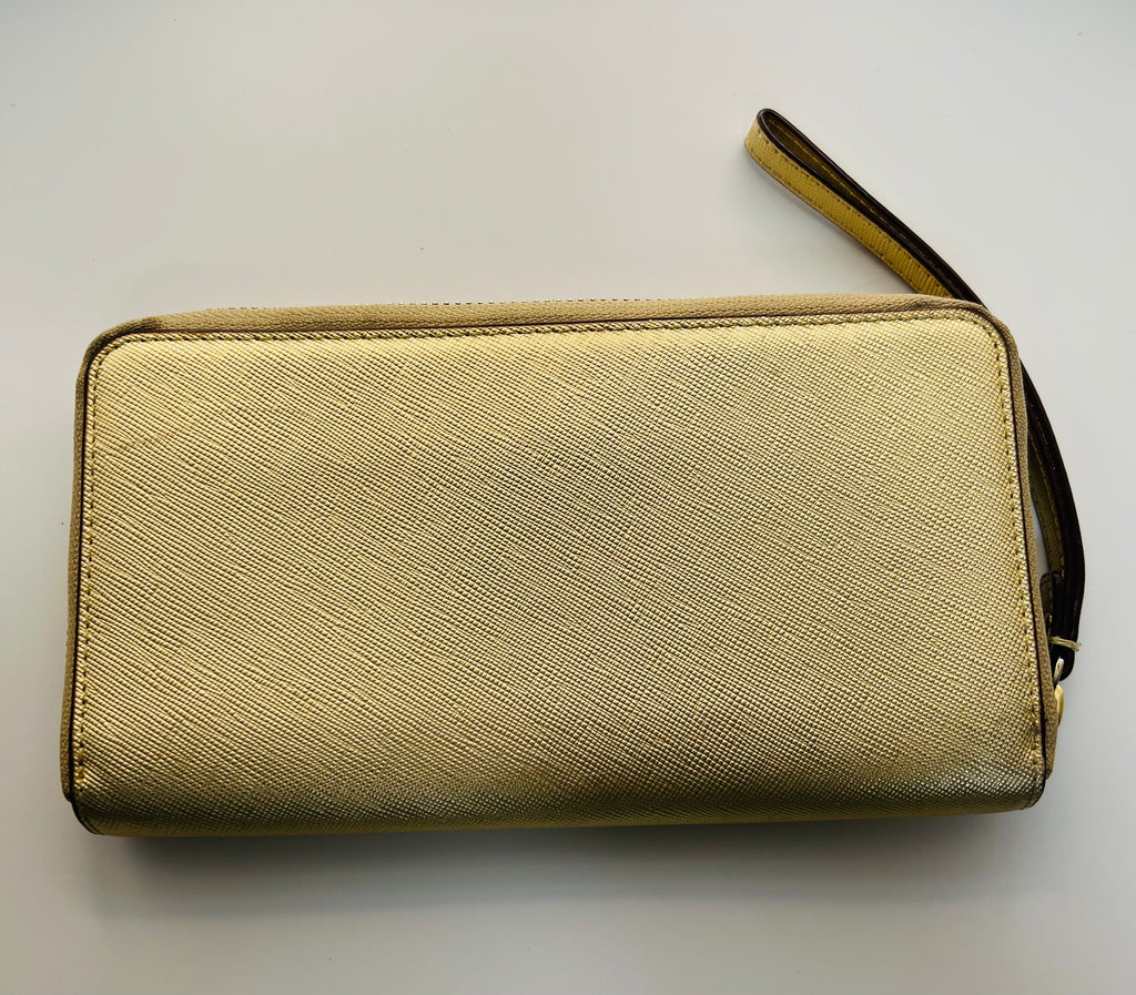 Kate Spade Metallic Gold Large Continental Wallet - Collector’s Item