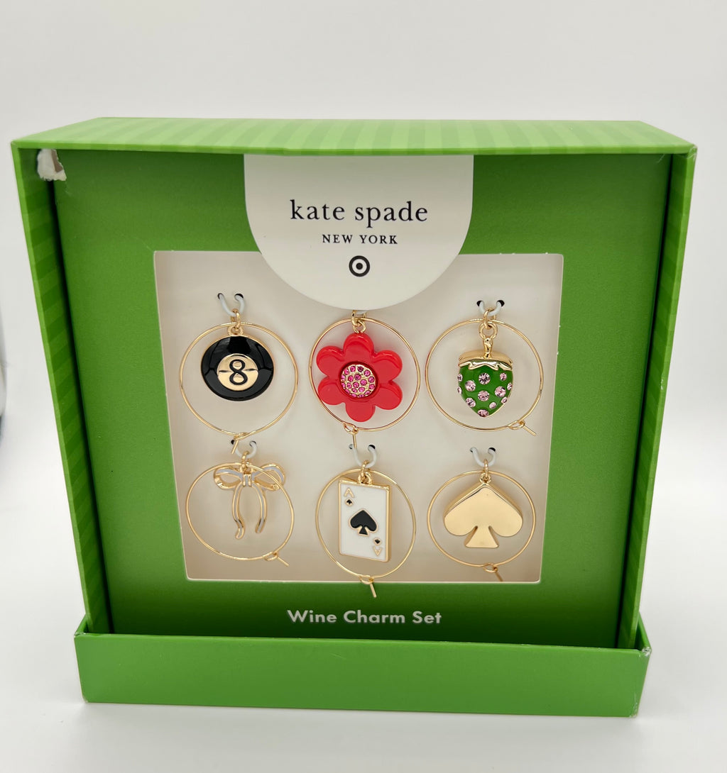 Kate Spade New York x Target - Mixed Novelty WINE CHARMS (Limited Edition)